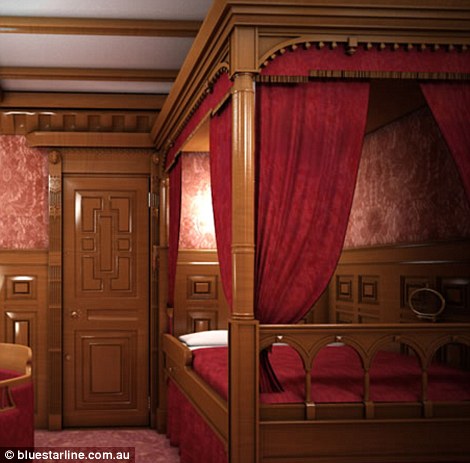 Some of the world's wealthiest people stayed in first class staterooms