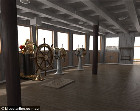 On Titanic II, some of the elements will be retained purely for historic significance but will not be functional